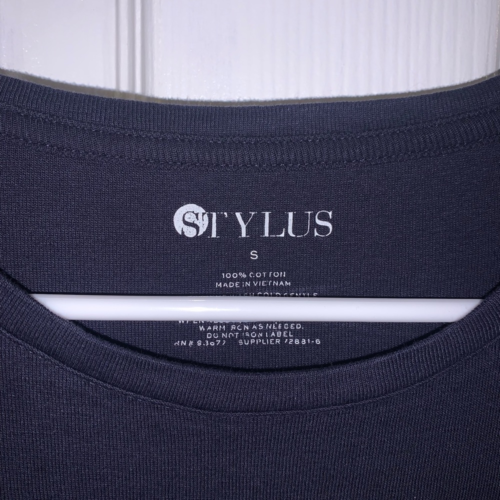 Navy Long Sleeve Tee
